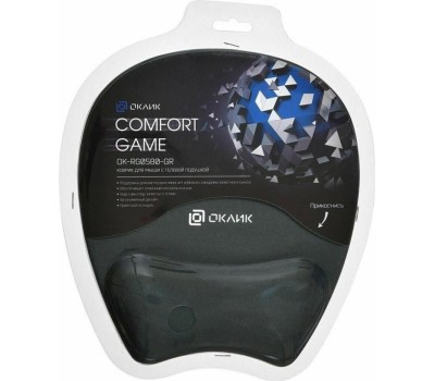 Коврик для мыши OKLICK Коврик для мыши OK-RG0580-BL (S) темно-синий, ткань, 245х220х24мм
