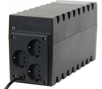 PowerCom Raptor RPT-600AP EURO ИБП {Line-Interactive, 600VA / 360W, Tower, 3*EURO,RJ-11/RJ-45 , USB} {859793}