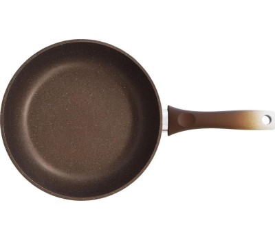 Сковорода KUKMARA Сковорода а/пр литая 28см Кофейный мрамор индукция ТМ