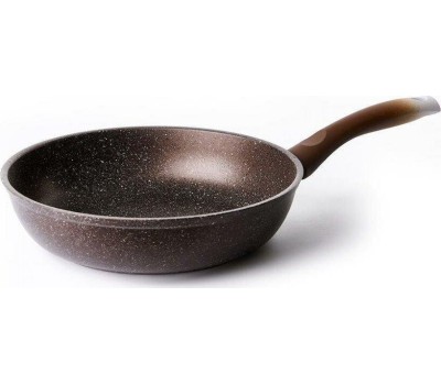 Сковорода KUKMARA Сковорода а/пр литая 28см Кофейный мрамор индукция ТМ
