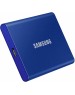 Внешний диск SSD SAMSUNG 2ТБ Внешний диск SSD T7 MU-PC2T0H/WW, USB-C, запись - 1000МБ/с, чтение - 1050МБ/с, синий