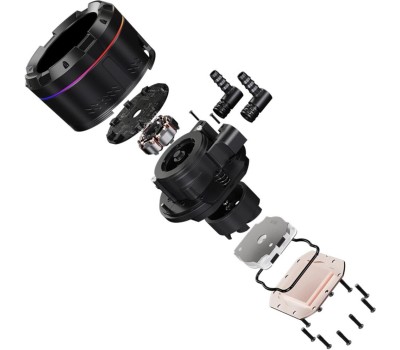 ID-COOLING Система водяного охлаждения SL360 Pro Se, LCD, 4-pin, 120мм, черный, retail