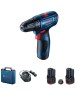 BOSCH Дрель-шуруповерт GSR 120- LI, 2Ач, с двумя аккумуляторами [06019g8020]
