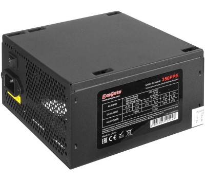 Блок питания EXEGATE Блок питания 650PPE, 650Вт, 80 PLUS WHITE, 120мм, черный [ex260644rus-pc]