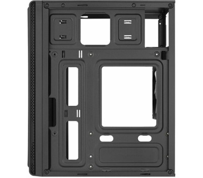 Корпус для ПК AEROCOOL Корпус MINITOWER Micro-ATX,Mini-ITX W/PSU 3х12cm fan RGB(1 предустановлен) черный с окном EVO Mini-G-BK-v1 4711099472352