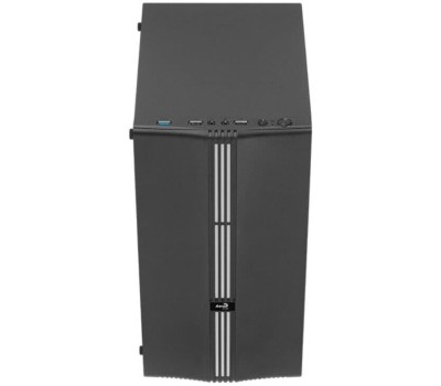 Корпус для ПК AEROCOOL Корпус MINITOWER Micro-ATX,Mini-ITX W/PSU 3х12cm fan RGB(1 предустановлен) черный с окном EVO Mini-G-BK-v1 4711099472352