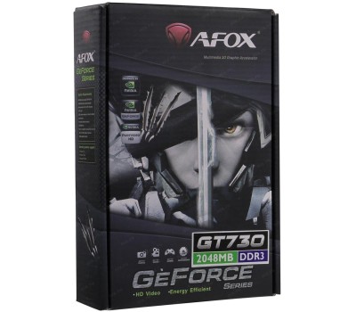 Видеокарта AFOX Видеокарта GT730 2GB DDR3 64bit DVI HDMI PASSIVE RTL