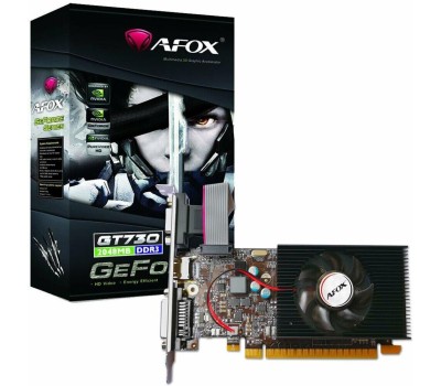 Видеокарта AFOX Видеокарта GT730 2GB DDR3 64bit DVI HDMI PASSIVE RTL