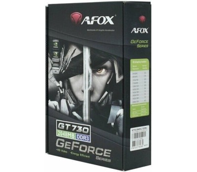 Видеокарта AFOX Видеокарта GT730 2GB DDR3 64bit DVI HDMI PASSIVE RTL