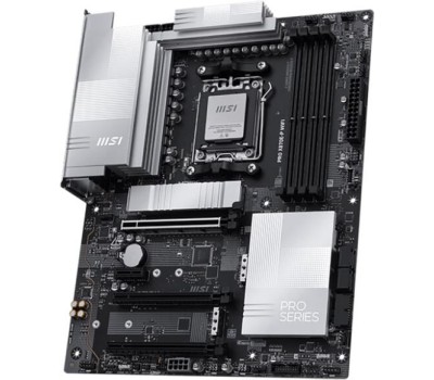 Материнская плата MSI Материнская плата PRO X870E-P WIFI X870E, AM5, 4*DDR5, 3*PCIEx16, 1*PCIEx1, 3*M.2, 2*TypeC, 2*USB3.2Gen2, 6*USB3.2Gen1, 10*USB2.0, 4*SATA3.0, 5G, Type-C(DP), HDMI, ATX, RTL