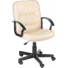 Кресло компьютерное OLSS Кресло ЧИП Ультра бежевый экокожа