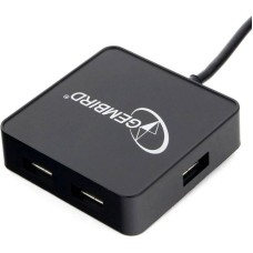 USB хаб GEMBIRD (UHB-242) концентратор USB 2.0 4 порта черный