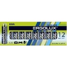 Элементы питания ERGOLUX (11745) LR03 Alkaline BP-12