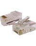 Коннектор LANMASTER (TWT-PL45-8P8C) UTP кат.5e RJ45 (упак.: 100шт)
