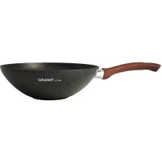 Сковорода KUKMARA свкго280а а/пр литая Вок 28/9,5см Granit ultra original