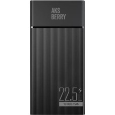 Повербанк AKSBERRY (6900287710026) E102 Riffles PD22,5w 10000 mAh (черный)