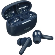TWS наушники TECNO Наушники Buds 4 Air BD04, Bluetooth, внутриканальные, синий [bd04 air midnight blue]