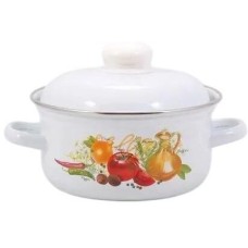 Кастрюля ЛЫСЬВА 1508АП2/4 Итальянская кухня эмал цил 1,5л