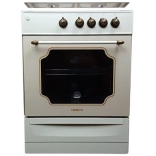 Газовая плита VESTA Bergamo VGG 10-G Retro ГК духовки (чуг решётки) с VD бежевый