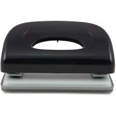 KW-TRIO Дырокол 091X9BLACK, пластиковый, до 10 листов, с линейкой