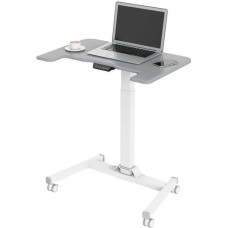 Стол компьютерный CACTUS Стол для ноутбука CS-FDE101WGY, с регулировкой высоты, электропривод, МДФ, серый