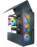 AZZA Корпус Cast черный без БП ATX 3x120mm 2x140mm 2xUSB3.0 audio bott PSU