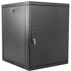 Электроника / Телекоммуникационные шкафы ЦМО Шкаф коммутационный ШРН-12.650.1-9005 настенный, металлическая передняя дверь, 12U, 600x612x658 мм