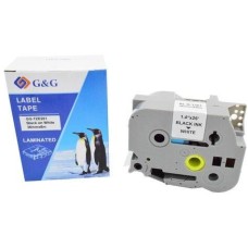 Картридж G&G Картридж GG-TZE261, 36мм, черный шрифт, белый фон, 8м ( GG-TZE261