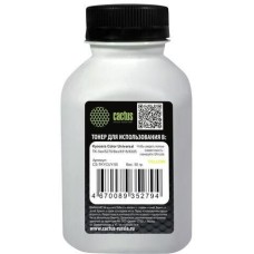 Тонер CACTUS Тонер CS-TKYCUY-50, для Kyocera Color Universal TK-5хх/5270/8xx/8115/8305, желтый, 50грамм, флакон