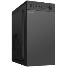 Корпус GINZZU Корпус MiniTower B400 черный (mATX, без БП, 2xUSB 2.0, no fan) ( B400)