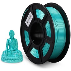 NV PRINT Филамент NVPRINT Silk PLA+ Green для 3D печати диаметр 1.75мм длина 330 метров масса 1 кг
