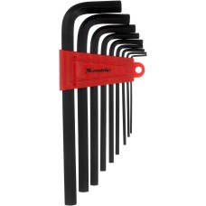 Набор ключей MATRIX Набор ключей имбусовых HEX, 2.0-12 мм, CrV, 9 шт, удлиненные 11227