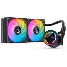 JONSBO Система водяного охлаждения TG-240, 4-pin, ARGB, 120мм, черный, retail [tg-240 argb black]