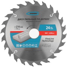 GROSS Пильный диск по дереву 216 x 32/30 x 24Т 73329