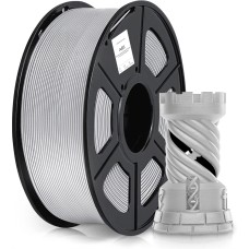 CACTUS Пластик для принтера 3D CS-3D-ABS-1KG-SILVER ABS d1.75мм 1кг L386м 1цв