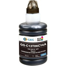 Чернила G&G Чернила GG-C13T06C14A №112 черный пигментный 140мл для Epson L6550/6570/11160/15150/15160