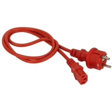 LANMASTER Шнур питания LAN-PP13/SH-5.0-RD C13-Schuko проводник.:3x0.75мм2 5м 220В 10А красный