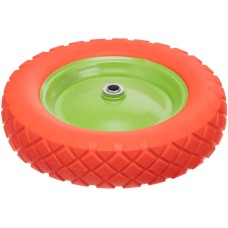 СИБРТЕХ Колесо полиуретановое 4.80/4-8, длина оси 80 мм, подшипник 20 мм 689805