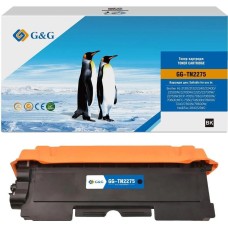 G&G Картридж лазерный GG-TN2275 TN-450/2220/2275/27J/2250/2280 черный (2600стр.) для Brother HL-2130/2132/2240/2240D/2250DN/2270DW/2220/2270DW/2275DW;DCP-7055/7060/7065DN/7060D;MFC-7360/7460DN/7860D/7240/7360N/7860DW;IntelliFax-2840/2940