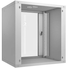 CABEUS Шкаф коммутационный WSC-05D-12U55/45 настенный, стеклянная передняя дверь, 12U, 550x590x450 мм