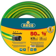 RACO CLASSIC, 1/2″, 50 м, 25 атм, трёхслойный, армированный, поливочный шланг (40306-1/2-50)
