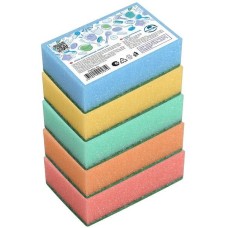 MULTIDOM Губка хозяйственная. Набор 5 шт. Размер 11х7х3,5 см ПМ62-63