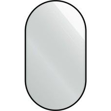 САНАКС - Зеркало 450 х 800 мм, чёрная рама УФ печать. ФИОРА. 45767