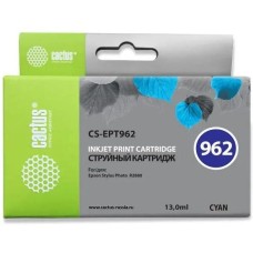 CACTUS Картридж струйный CS-EPT962 T0962 голубой (13мл) для Epson Stylus Photo R2880 с чипом