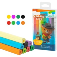 DELI Карандаши цв. EC135-8 Color Kids пластик 8цв. (8шт)