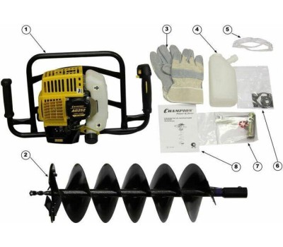 Бензобур CHAMPION AG252 (2 коробки)