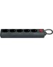 Фильтр сетевой DEFENDER (99486) ES сет.фильтр 5роз - 5м - (пакет) черный