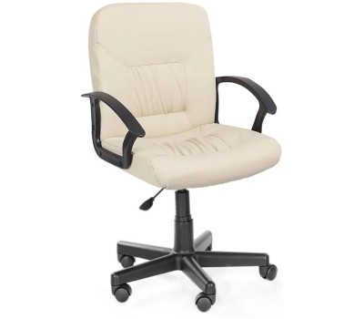 Кресло компьютерное OLSS Кресло ЧИП Ультра бежевый экокожа