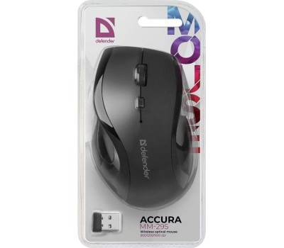 Мышь DEFENDER (52295) ACCURA MM-295 черный