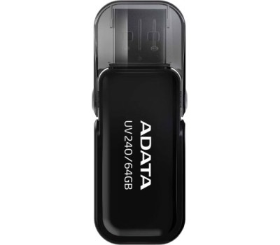 USB флеш A-DATA 64GB UV240 черный (AUV240-64G-RBK)